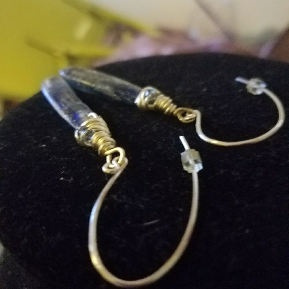 Artisan Natural Kynite Necklace/Earring Set - Picture 5 of 5